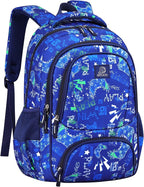 Primary School Backpack | Doubleday Collection for Boys | 17" Gamer Blue Design | Perfect for Teens