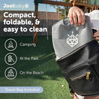 Jool Baby Portable Potty Training Chair with Travel Bag and 30 Liners, Foldable, Indoor/Outdoor Use, Camping (Aqua)