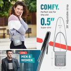 Neck Wallet, Travel Pouch For Passport Holder And Documents, Travel Neck Wallet For Traveling Women.