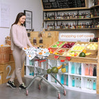 Multi-use Carseat Canopy Cover - Breathable Breastfeeding Covers, Car Seat Covers for Babies, Stroller Canopy Cover (Cute Dinosaur)