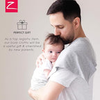 Zutano 5-Pack Organic Burp Cloths for Baby Girl & Boy, Large Cotton Burping Cloths for Babies | Absorbent Baby Spit-Up Rags | Gender Neutral Burp Clothes | Newborn Essentials, Love You to The Moon