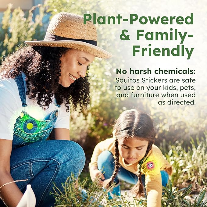 BugMD Squito Stickers Mosquito Repellent Patch for Adults (234 Stickers), Safe & Effective Insect Repellent Patches for Toddlers, Kids, Camping, Beach & Outdoor Essentials