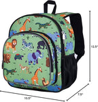 Wildkin 12-inch Kids Backpack – Padded, Adjustable, Ideal for Daycare & Travel - Wild Animals