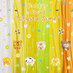 LAWOHO 6 Packs Gradient Yellow Slime Kit - Clear, Butter, Cloud Slimes, Fluffy Slimes for Kids with Charms & Animal Add-ins, Party Favors for Girls & Boys, 360ml Non Stick Slime Making Kit for Kids