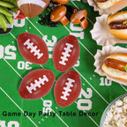 GIFTEXPRESS Football Fidget Spinners - 36 Piece Brown Color Kids 2" Party Favor Toys - Bulk Mini Foot Ball Stress Toy for Boys & Girls Birthday Gift