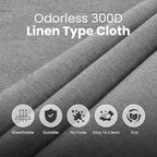 Large Pack and Play, Baby Bed Portable Crib with Diaper Changing Table Mattress Hanging Toys & Decor, Travel Bassinet Bedside Sleeper Playard from Newborn to Toddlers