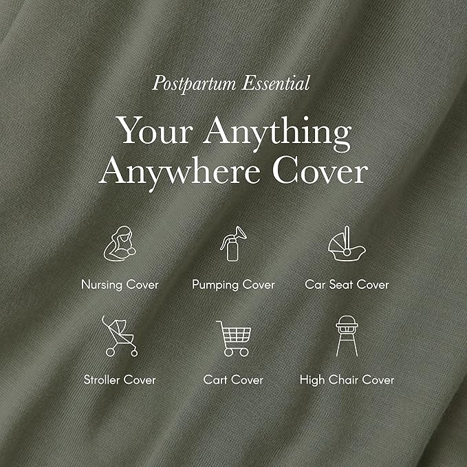 Solly Baby Nursing Cover, Ultra-Breathable, Lightweight Breastfeeding Cover-Up, Buttery-Soft Fabric, Universal Fit, Postpartum Essentials, Newborn Must Haves, Ballet