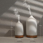 VIVITEST 200ML Ceramic Essential Oil Diffuser,Stone Essential Oil Diffuser,Ultrasonic Aromatherapy Diffusers for Home