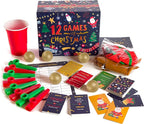 Gutter Games 12 Games of Christmas - 12 Hilarious Holiday Activities [Family Party Games Pack for Kids, Teens & Adults] - by Beat That! Game - Multicolor