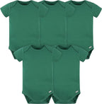 Gerber baby-boys 5 Pack Onesies Multi-packs Bundle Interlock 180 Gsm