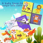 3 Pcs, Baby Books 0-6 Months, Crinkle Books for Babies, Touch and Feel Books for Infants, Infant Tummy Time Toys 0 6 9 Months, Sensory Toys for Babies, Baby Books