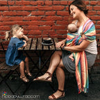 Hip Baby Wrap Ring Sling Baby Carrier for Infants and Toddlers - Beautiful, 100% Soft Cotton Baby Wraps Carrier For Babies 8-35 lbs, Perfect Baby Shower Gifts Moms And Dads - Nursing Cover (Turquoise)