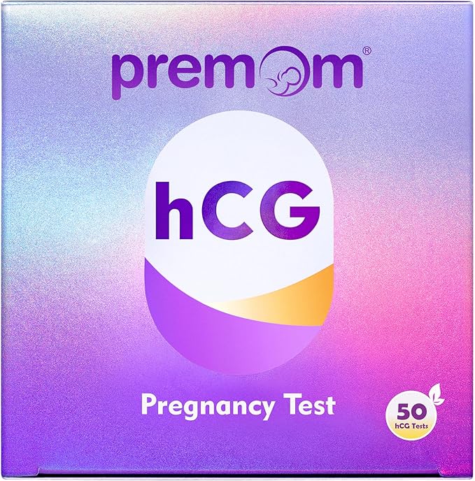 Premom Pregnancy Test Strips - Early Detection Pregnancy Test Kit Powered by Premom Ovulation Predictor APP (50 Count)