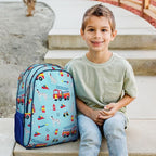 Wildkin 15-inch Kids Backpack – Durable, Padded, Adjustable for School & Travel - Firefighters