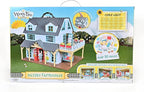Sunny Days Entertainment Honey Bee Acres Buzzby Farmhouse – 49 Furniture Accessories with 2 Exclusive Figures | 15 Inch Dollhouse Playset | Pretend Play Toys for Kids