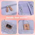 Dikaslon Diaper Bag Backpack with Portable Changing Pad, Pacifier Case and Stroller Straps, Large Unisex Baby Bags for Boys Girls, Multipurpose Travel Back Pack Moms Dads, Taro Purple