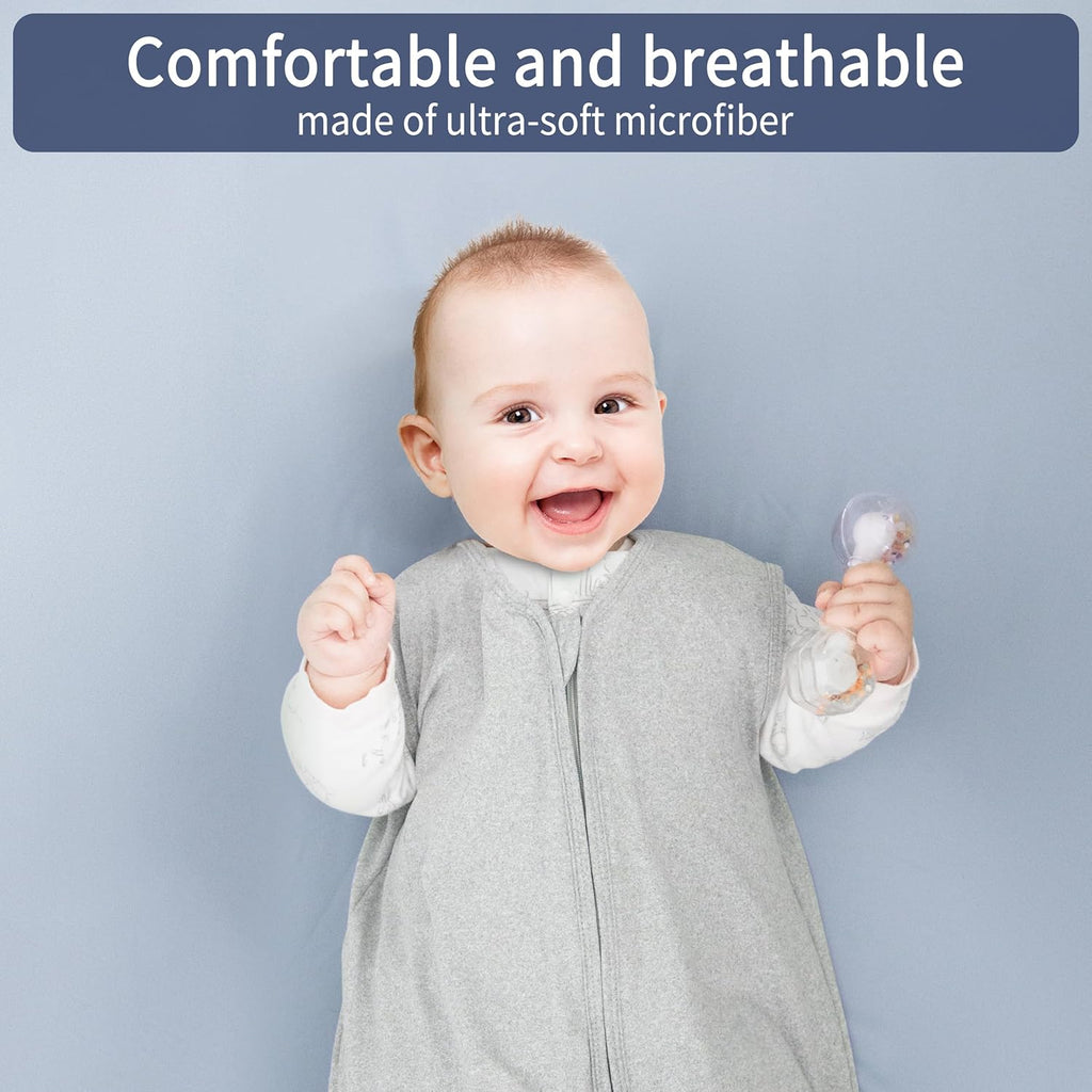 Pack and Play Sheets Fitted, 2 Pack Pack n Play Sheets for Graco Pack n Play Mattress, Unisex Playard Sheets for Boys Girls (Grey & Cyan, 38 X 26 Inch)