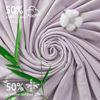 Momcozy Baby Hooded Towel-Made from Cotton, Suitable for Newborn Shower Gifts, 2 Count (Pack of 1), 28 X 28 Inch, Ink Wash Leaves