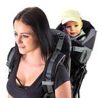 Hiking Baby Carrier Backpack - Comfortable Toddler/Baby Backpack Carrier System with Diaper Change Pad, Insulated Pocket + Rain and Sun Hood to Protect Your Child