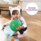 Edushape Original Sensory Ball for Baby - 7" Green Color Ball Enhances Gross Motor Skills for Kids 6 Months & Up