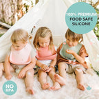 Loulou Lollipop Soft, Waterproof Silicone Feeding Bib