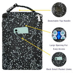 Breastmilk Cooler Bag with Ice Pack Fits 4 Baby Bottles Up to 9 Ounce Insulated Baby Bottle Bag Breast Milk Cooler on The Go with Strap Baby Bottle Cooler Bag for Nursing Mom Daycare or Travel