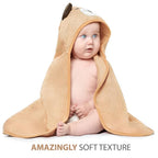 Hooded Baby Towels for Newborn & Toddler - Super Soft Baby Bath Towels with Hood, Highly Absorbent Viscose Made from Bamboo Hooded Towel for Boys, Girls, Newborn Essentials.