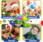 Glow Guards 14'' Light up Sea Turtle Stuffed Animal Ocean Life Soft Plush Toy Pillow with Lullabies LED Night Lights Children's Day Birthday Gifts for Toddler Kids