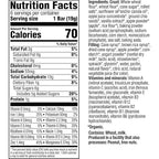 Plum Organics Mighty Snack Bars - Strawberry - 0.67 oz Bars (Pack of 12) - Organic Fruit and Vegetable Toddler Food Snack Bars