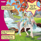 Schleich Bayala - 3 PC Fairy Toys Set - Eyela and Unicorn Figure Playset - Cute Fairy Doll and Fantasy Figurines for Girls and Boys - Magical Toys for Pretend, Imaginative Play - Kids Ages 5+ | 70569