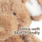 iPlay, iLearn Elephant Stuffed Animal, Soft Baby Plush Elephant Toy, Infant 18" Big Cute Fluffy Animal Toy, Ultra Soft Nursery Bedtime Huggable Birthday Gifts for Toddlers Girls Boys Kids Age 0 and up