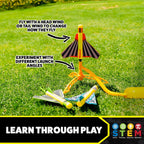 Stomp Rocket Stunt Airplane Refill - Glider Plane Launcher for Kids - Soars Over 100 Feet - Fun Outdoor Toy & Gift for Boys or Girls