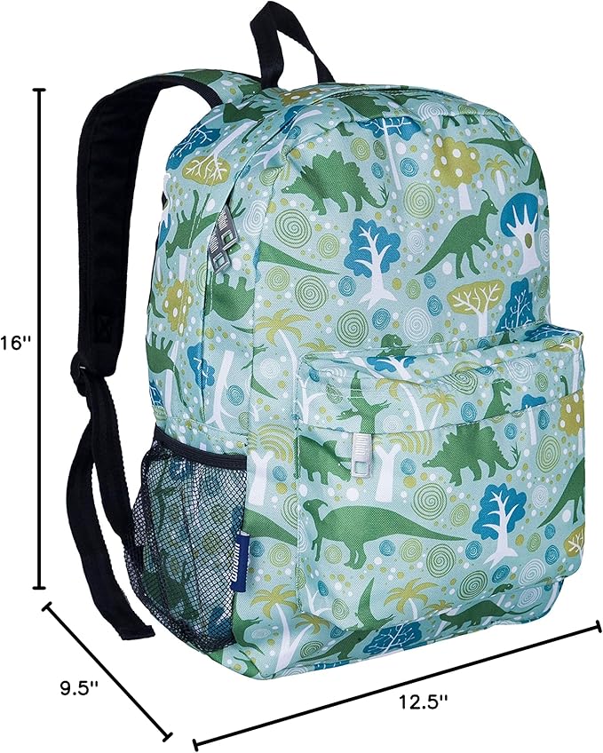Wildkin 16-inch Kids Backpack – Durable, Padded & Spacious School Bag for Boys & Girls - Dinomite Dinosaurs