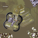 BioSwiss Bandages, Assorted Size Camoflauge Print Self Adhesive Bandage, Latex Free Sterile Wound Care, First Aid Kit Supplies for Kids and Adults, 60 Count