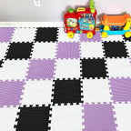YIMINYUER® 25 Tiles (30cm×30cm×1cm Each Tile) Baby Soft Puzzle Play Mats, Kids Thick EVA Foam Floor, Toddlers & Children's Soft Interlocking Mat R01R04R11G301025