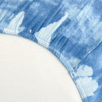 HonestBaby unisex-baby Fitted Crib Sheets Set Standard Mattress, 100% Organic Cotton Baby Boys, Girls, Neutral, 1 Pack - Heather Gray, One Size