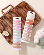 doboi 40Pcs Toddler Hair Clips Baby Girl Hair Bows Clips Floral Print Non Slip Wrapped Snap Heart shaped Hairpins Flower Clips for Hair Barrettes Hair Accessories for Baby Toddler Girls Kids