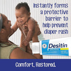 Desitin Daily Defense Baby Diaper Rash Cream with Zinc Oxide to Treat, Relieve & Prevent diaper rash, Hypoallergenic, Dye-, Phthalate- & Paraben-Free, 4.8 oz