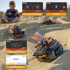 STEM Building Toys for Kids 6-14, 5in1 STEM Robot Building Kit for Kid, Remote & APP Controlled Tank Bulldozer Robot Building Blocks Set Birthday Xmas Gifts Ideas for Boys Girls (689PCS)