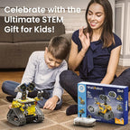 Sillbird Robot Building Kit with Remote Control for Boys Ages 8-14, STEM Coding Robotics Technic Toy Birthday Creative Gifts for Kids, Buildable 5in1 Models with 435 Pieces