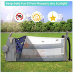 Diaper Bag Backpack for Mom and Dad, Large Capacity Baby Travel Bag with USB Charging Port, Waterproof Foldable Baby Bag for Boys and Girls, Stylish Maternity Backpack for Travel & Hospital，Grey