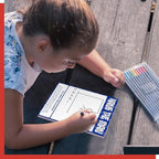 Road Trip Game Pad, 80 Tear-Off Sheets 5 Classic Games in 1 Pad, Dots & Boxes, Tic-tac-Toe, Categories, Plane Travel, Car Trip Activity, Pen Pencil & Paper Game for Kids, Adults (4” x 6”)