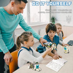 STEM 13-in-1 Solar Power Robots Creation Toy, Educational Experiment DIY Robotics Kit, Science Toy Solar Powered Building Robotics Set Age 8-12 for Boys Girls Kids Teens to Build