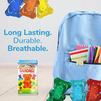 BioSwiss Bandages, Gummy Bear Shaped Self Adhesive Bandage, Latex Free Sterile Wound Care, Fun First Aid Kit Supplies for Kids, 50 Count