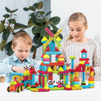 PicassoTiles 240pcs Hedgehog Interlocking Building Shape 3D Blocks, STEAM Educational, Creative, Fun Construction Playset, Sensory Toy Gift for Preschool and Kindergarten Kids, Ages 3 and Up, PTB240