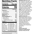 Plum Organics Mighty Snack Bars - Blueberry - 0.67 oz Bars (Pack of 6) - Organic Fruit and Vegetable Toddler Food Snack Bars