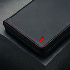 TORRO Premium Leather Family Travel Wallet, RFID Blocking Travel Organizer, Family Passport Holder for 4 Passports, Travel Documents and Cards (Black)