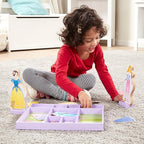 Melissa & Doug Disney Sleeping Beauty and Snow White Magnetic Dress-Up Wooden Doll Pretend Play Set (40+ pcs), Pretend Play & Preschool Toys for Kids Ages 3+