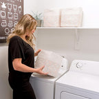 NaturalCozy 13 Inch Cube Storage Bins Cotton Rope Woven Baskets for Organizing 3-Pack | 13 x 13 Storage Cubes | Fabric Square Storage Baskets for Shelves Organizer, Kids Toy Bins, Closet Baby Nursery