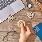 3 Pieces Golden Dragon Finger Spinner Toys Hand Dragon Fingertip Spinner Metal Gold Spinner Anxiety Stress Relief Toy Small Sensory Gadgets for Adults Party Favors